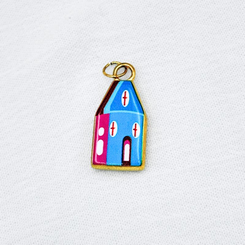 DIJE ACERO CASA MULTICOLOR DI0829G63 DIJE ACERO CASA MULTICOLOR DI0829G63
