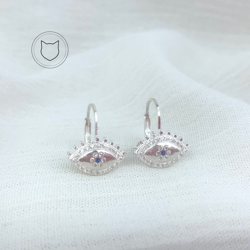 ARGOLLAS DE PLATA 925 Y CRISTALES AG0582L25