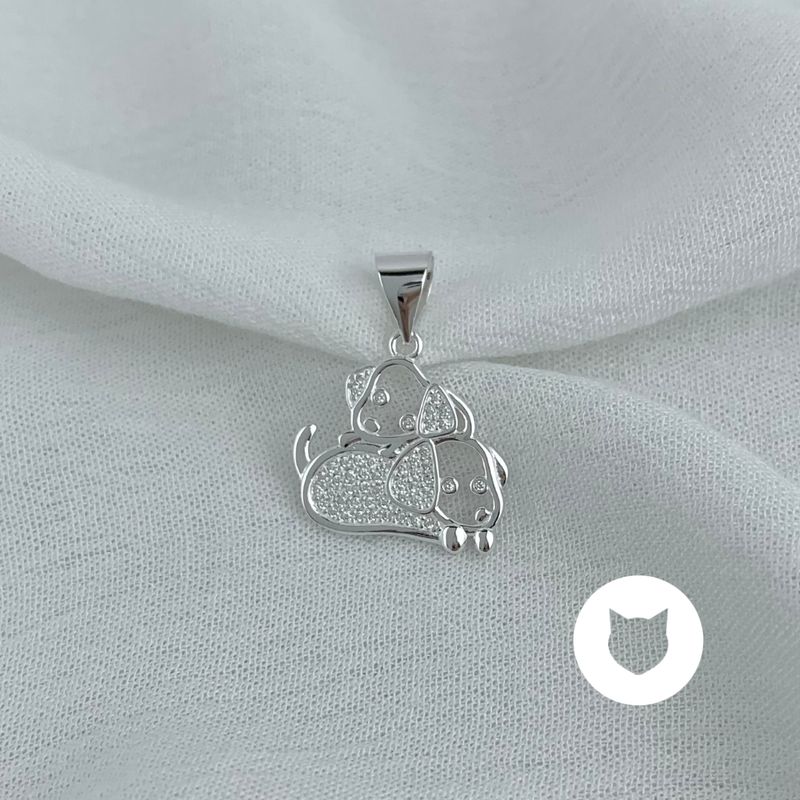 DIJE PLATA 925 Y CRISTALES DI0741L22