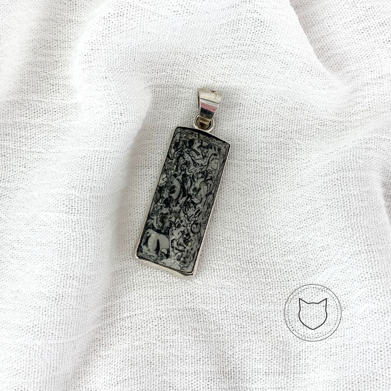​DIJE DE PLATA 925 Y PIEDRA NATURAL DI0392M41