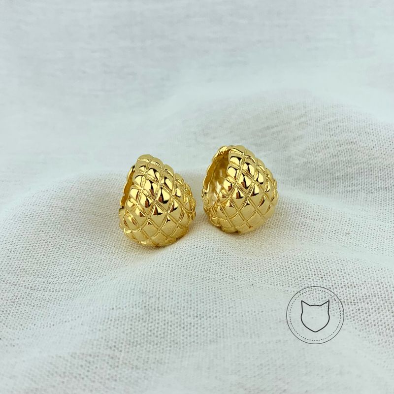 ARGOLLAS DE BAÑO DE ORO HUGGIE AG0928G32