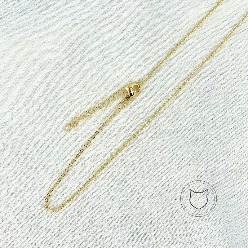 CADENA DE BAÑO DE ORO MEDIDA 45 CM CA0185G40