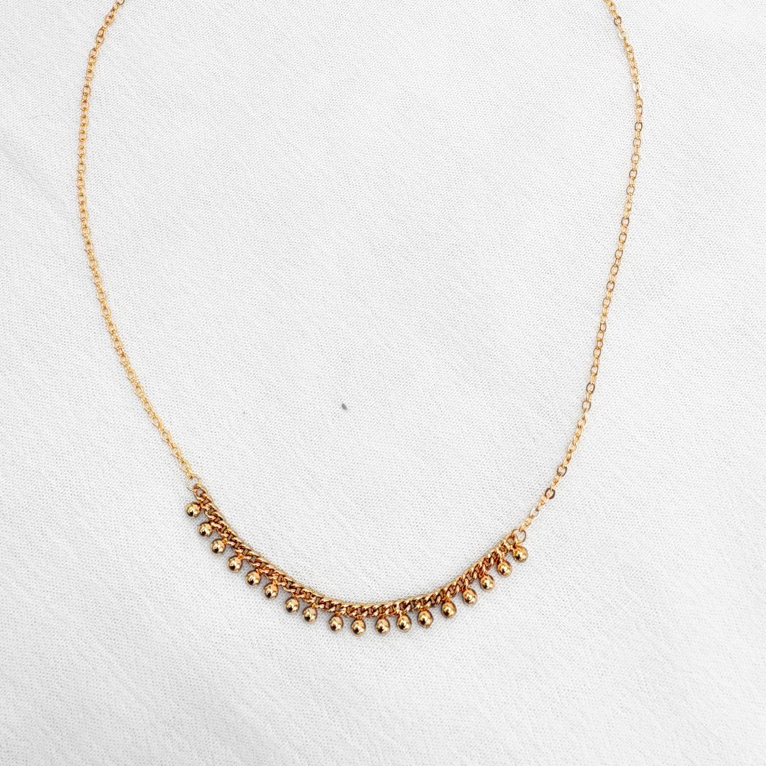 COLLAR CON BOLAS PENIDIENTES CO1877G30 COLLAR CON BOLAS PENIDIENTES CO1877G30