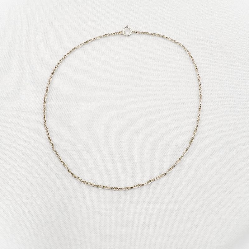 TOBILLERA DE CADENA SINGAPUR CON ACABADO PULIDO EN PLATA 925   TO0124L30