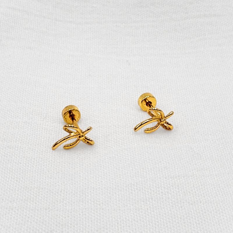 Aretes de Lazo Estilizado AB0568G85