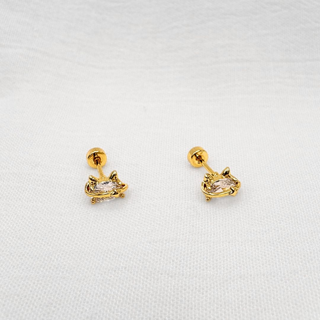 Aretes de Gato con Circones  AB0570G72