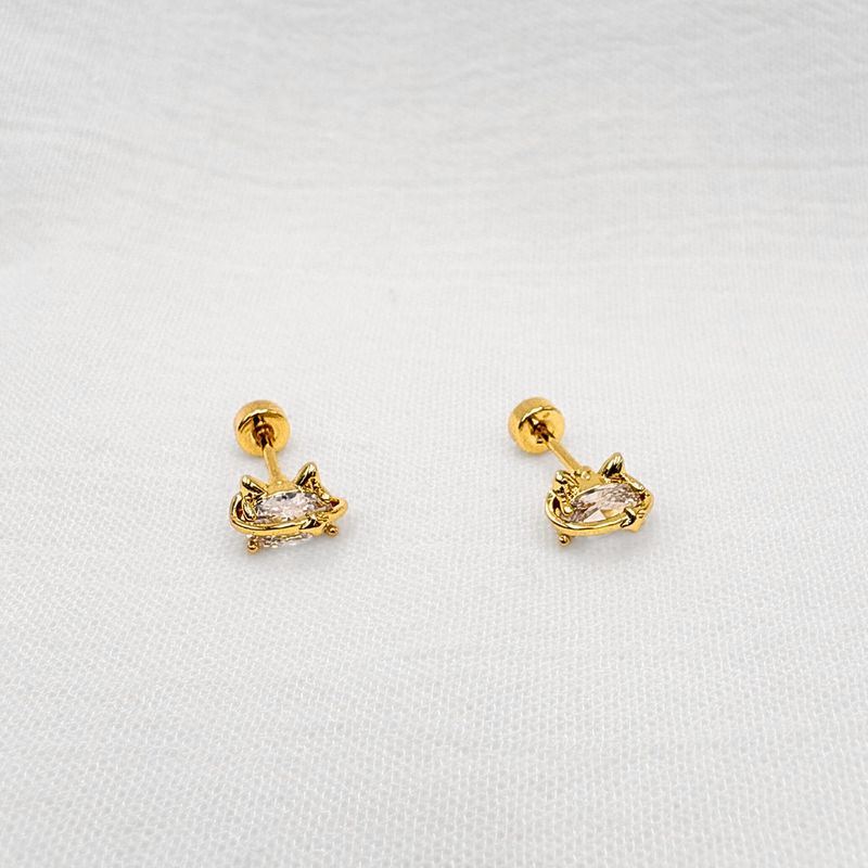 Aretes de Gato con Circones  AB0570G72