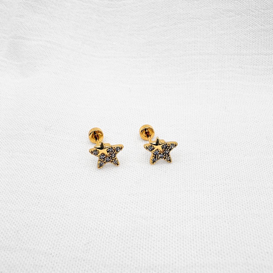 Aretes de Estrella Calada AB0573G61