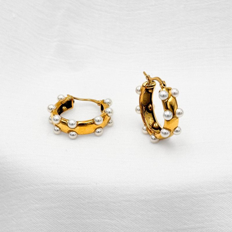 ARGOLLAS CON GRANDES CON PERLAS AG1908G75