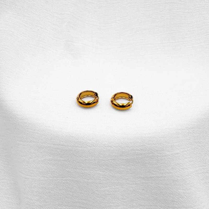 Argollas Gruesas "Chunky"  HUGGIE AG1914G112