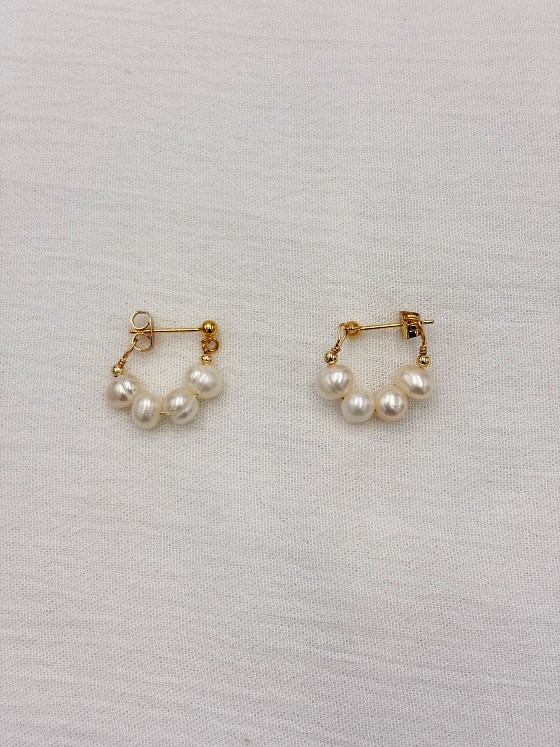 ARGOLLAS DE CUERDA DE PERLA AG1921G40