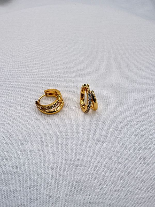 ARGOLLAS TIPO HUGGIE CON DOS AROS AG1927G196