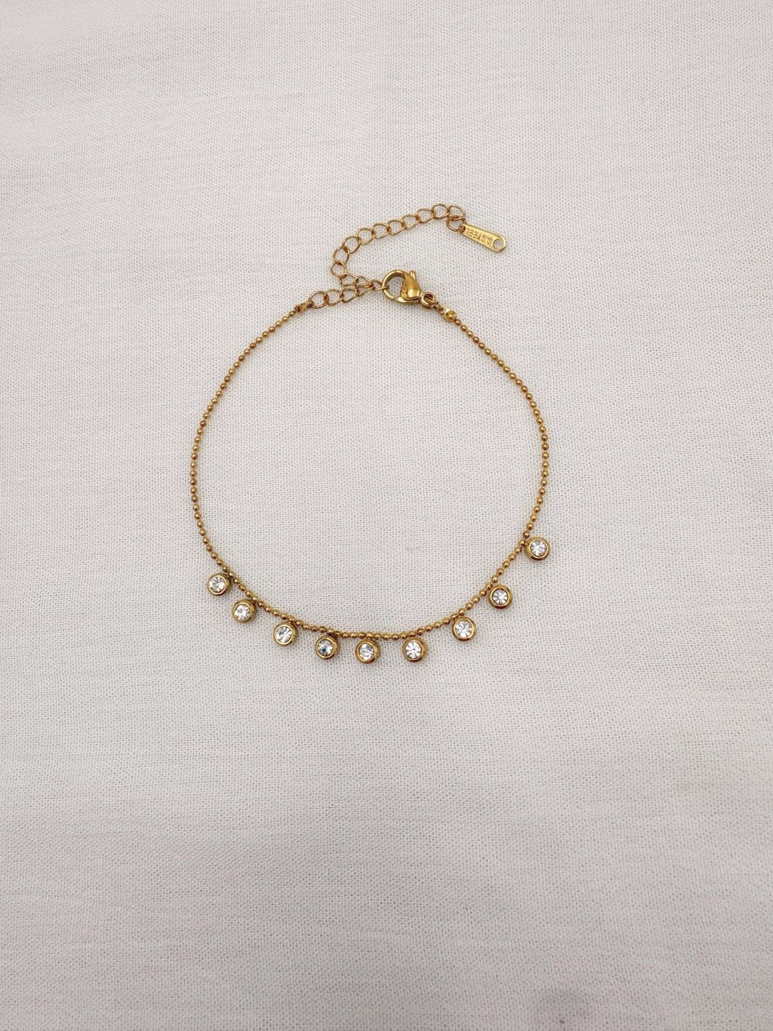 Pulsera de cadena con circones PU2069G85 Pulsera de cadena con circones PU2069G85