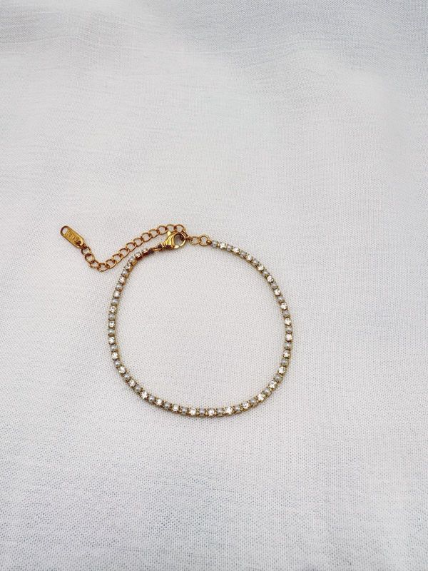 Pulsera hilera de circones PU2066G56