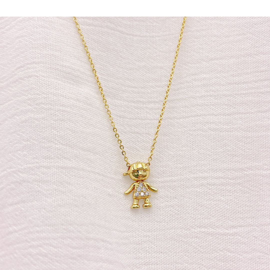 COLLAR DE NIÑO CON PAVÉ DE CRISTALES CO1906G30