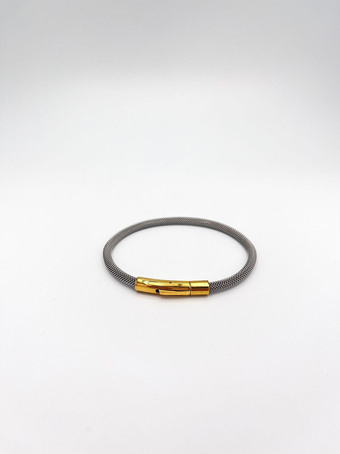 BRAZALETE DE ACERO TIPO MALLA FLEXIBLE  PU2079G51
