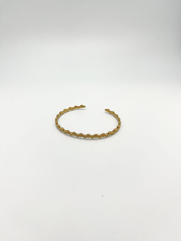 BRAZALETE DE ACERO CON FORMAS RECTANGULARES PU2086G51