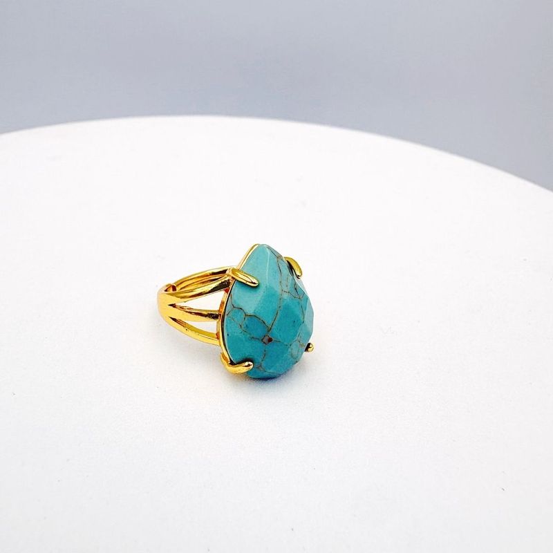 ANILLO AJUSTABLE EN TURQUESA AN3944G120