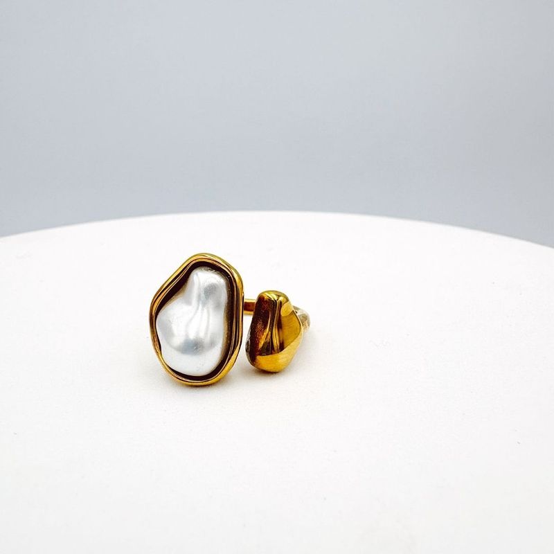 ANILLO TIPO PERLA AJUSTABLE EN ACERO AN3946G73