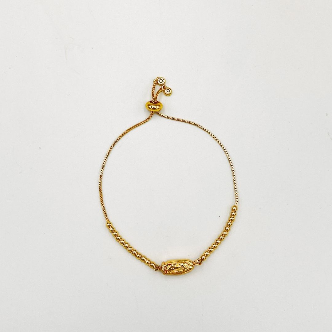 PULSERA DE NUESTRA SEÑORA DE GUADALUPE BAÑO DE ORO PU2100G50 PULSERA DE NUESTRA SEÑORA DE GUADALUPE BAÑO DE ORO PU2100G50