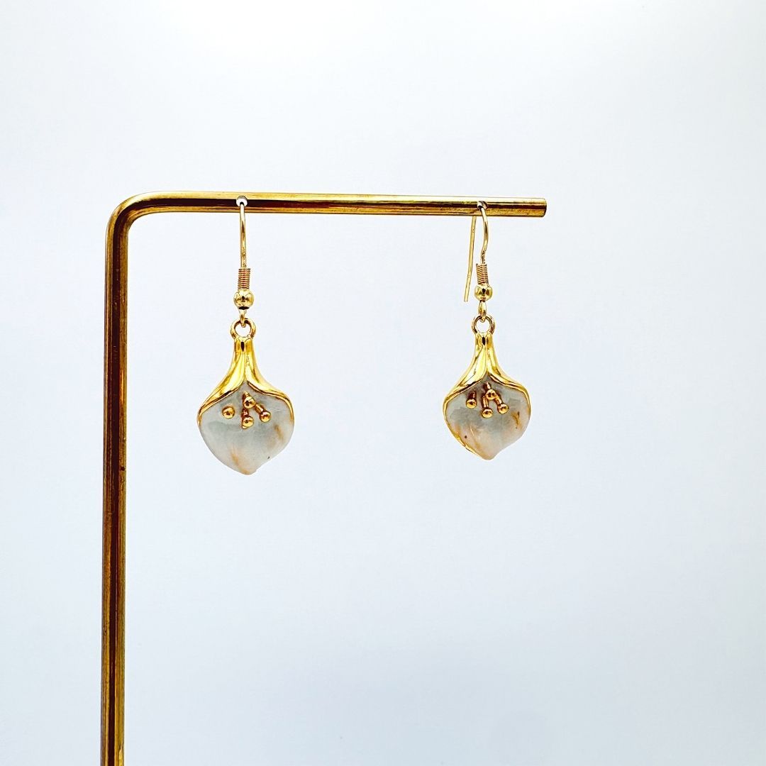 ARETES DE CALA COLGANTES DE ACERO AR3213G34 ARETES DE CALA COLGANTES DE ACERO AR3213G34