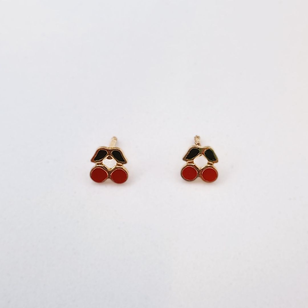 ARETES DE CEREZA DE ACERO AR3224G30 ARETES DE CEREZA DE ACERO AR3224G30