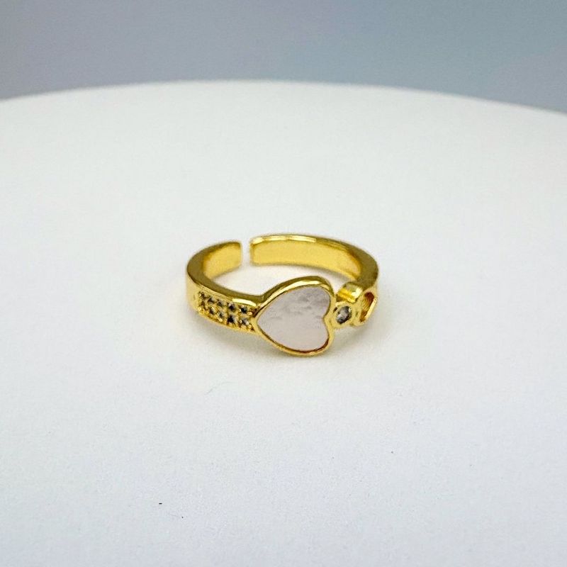 ANILLO DE CORAZÓN MADRE PERLA BAÑO DE ORO AJUSTABLE AN3971G30 ANILLO DE CORAZÓN MADRE PERLA BAÑO DE ORO AJUSTABLE AN3971G30