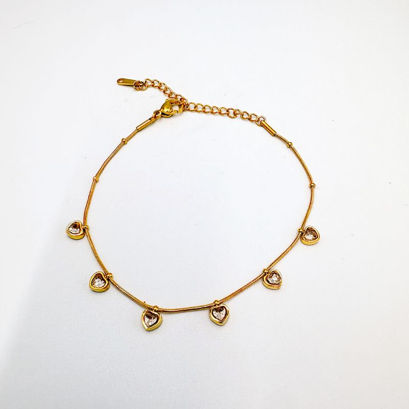 PULSERAS CON DIJES DE CORAZÓN EN ACERO PU2123G51 PULSERAS CON DIJES DE CORAZÓN EN ACERO PU2123G51