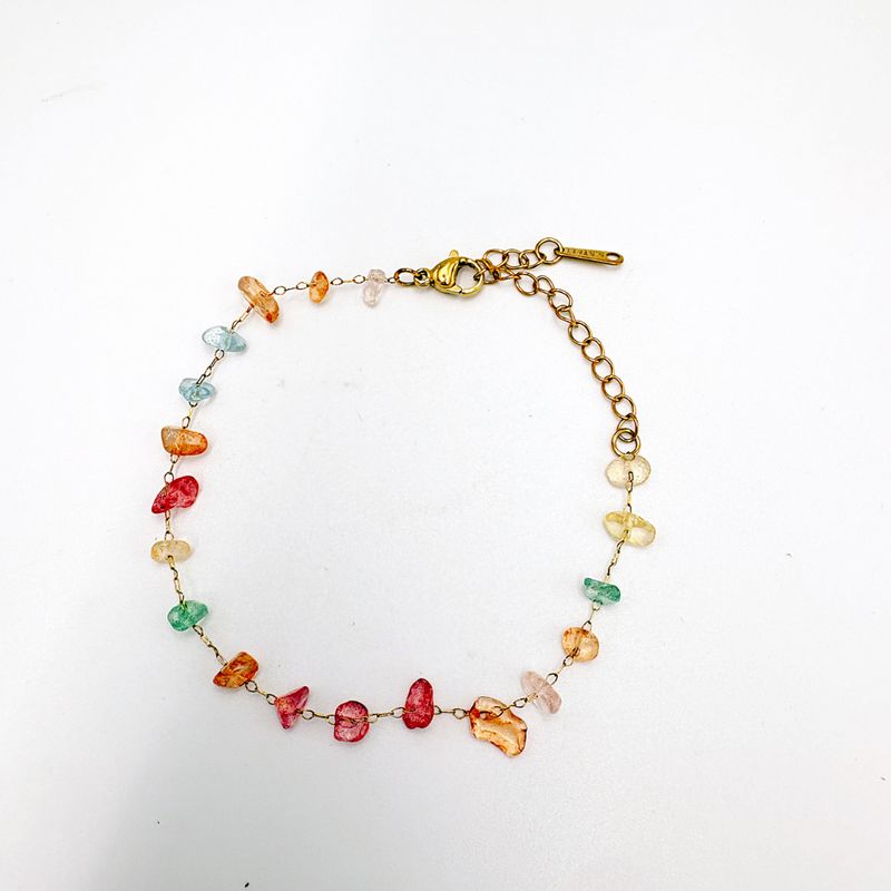 PULSERA DE CHIPS DE PIEDRAS MULTICOLOR EN ACERO PU2126G119 PULSERA DE CHIPS DE PIEDRAS MULTICOLOR EN ACERO PU2126G119