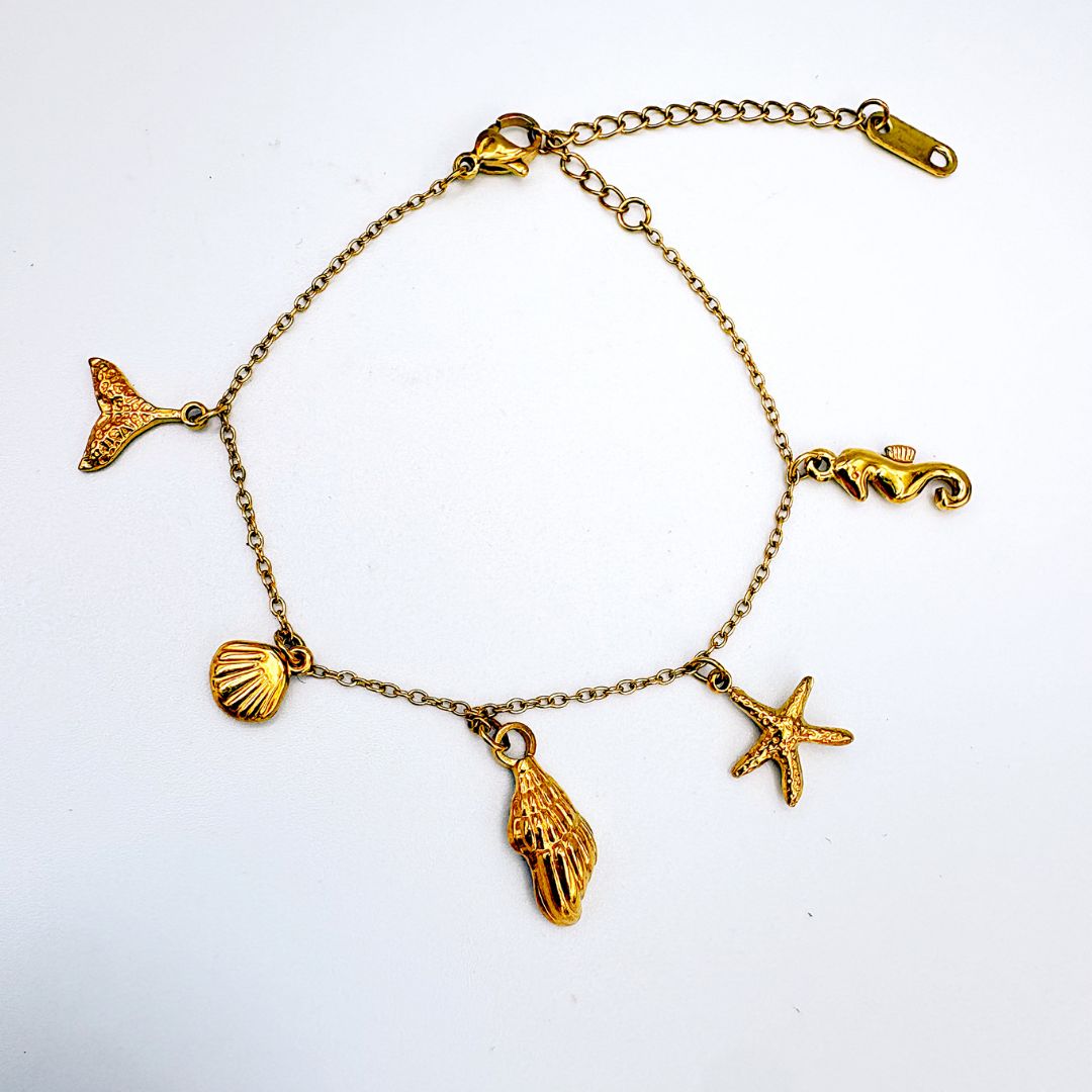 PULSERA DE ACERO CON DIJES MARINOS EN ACERO PU2130G55 PULSERA DE ACERO CON DIJES MARINOS EN ACERO PU2130G55