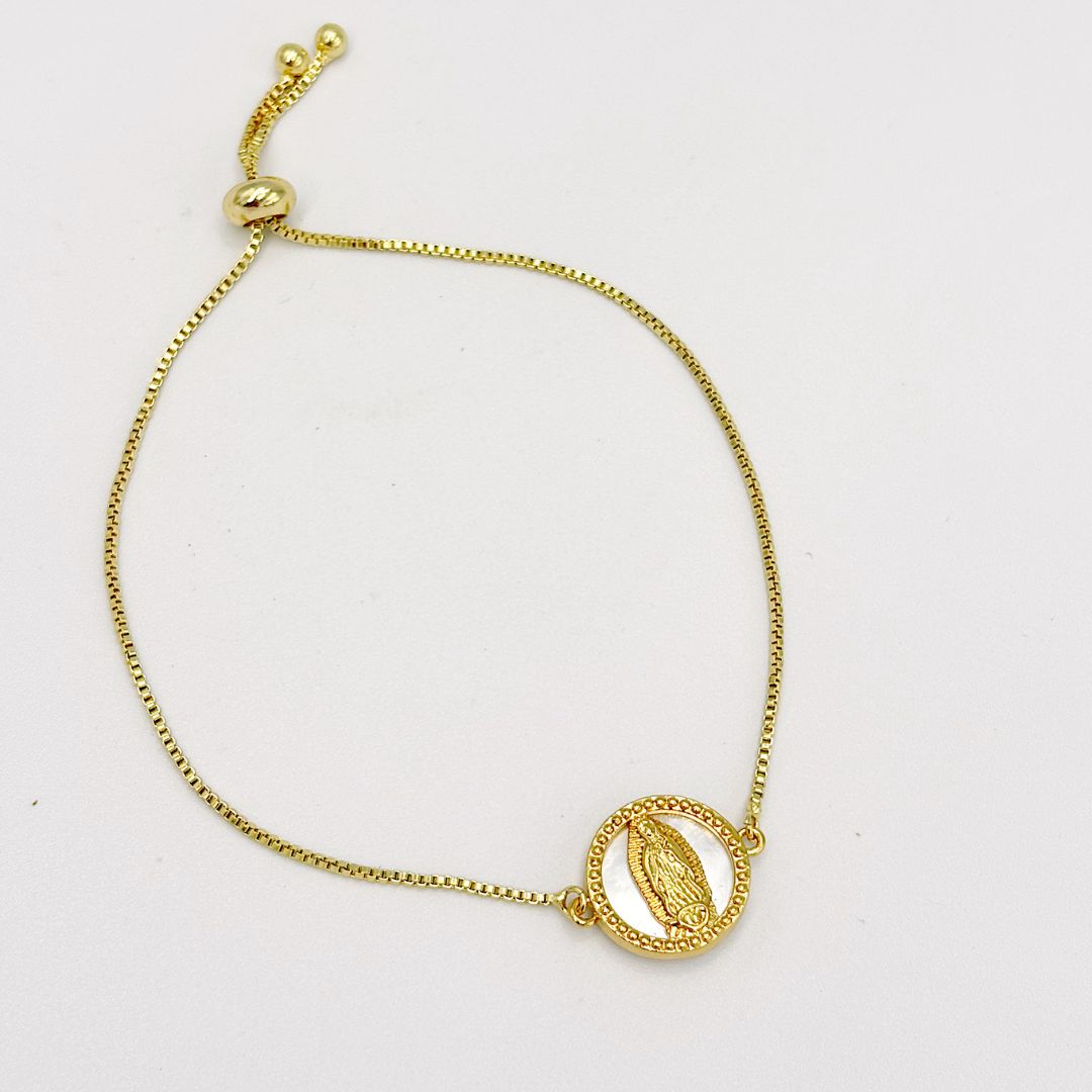PULSERA DE VIRGEN DE GUADALUPE ACERO  PU2125G70