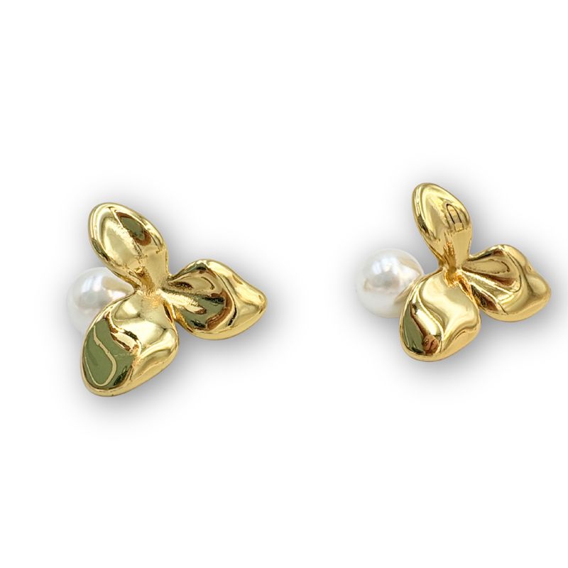 Aretes de 3 hojas AR3255G90 Aretes de 3 hojas AR3255G90