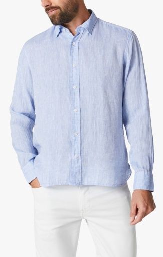 LINEN CHAMBRAY SHIRT HAWAIIAN OCEAN