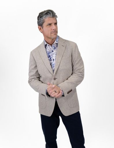 BROOKS, Size: 54Regular, Colour: BEIGE, Season: FALL 24