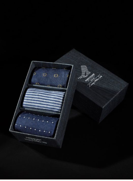 Pima Cotton Luxury 3 pack -Marcoliani Milano Socks