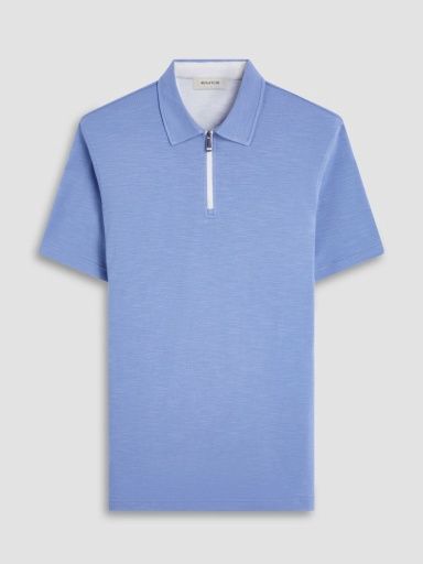 S/S QUARTER ZIP POLO