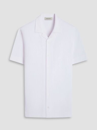 S/S SEERSUCKER CAMP SHIRT