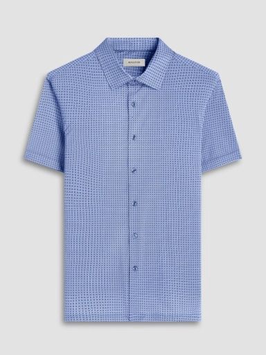 OOOHCOTTON MILO SS SHIRT, Size: XL, Colour: cobalt, Season: spring / summer 2025
