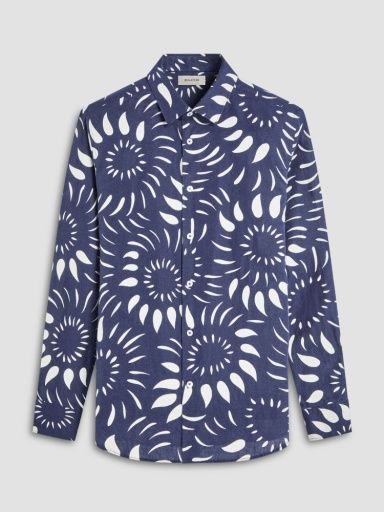 L/S JULIAN LINEN SHAPED 1