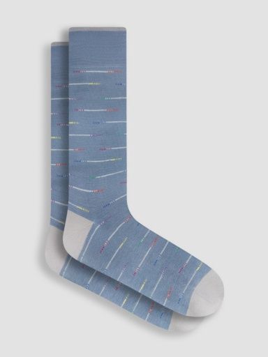 FASHION MERCERIZED SOCKS 8, Size: ONE, Colour: steel, Season: spring / summer 2025