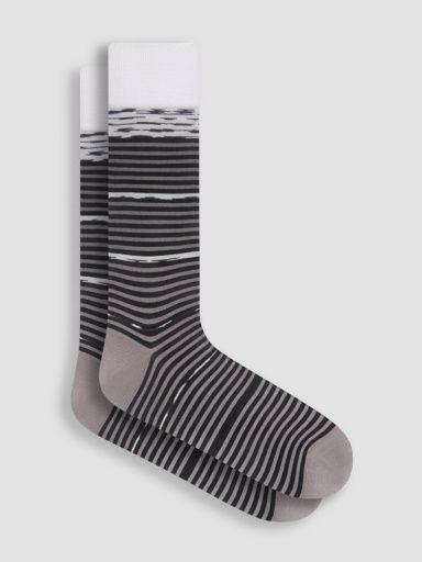 FASHION MERCERIZED SOCKS 9, Size: ONE, Colour: black, Season: spring / summer 2025