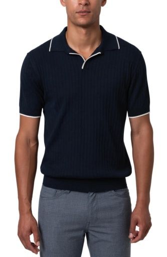 POLO SWEATER Navy, Size: M, Colour: NAVY, Season: SS25
