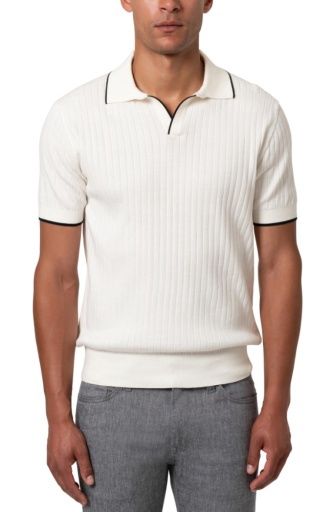 POLO SWEATER Off White, Size: M, Colour: OFF WHITE, Season: SS25