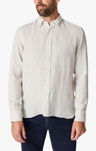 Linen Chambray Shirt Simply Taupe, Size: XL, Colour: SIMPLY TAUPE, Season: SS25