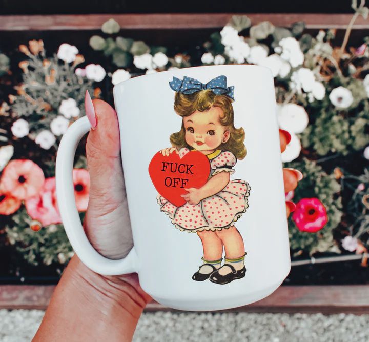 Anti Valentine Fuck Off Mug