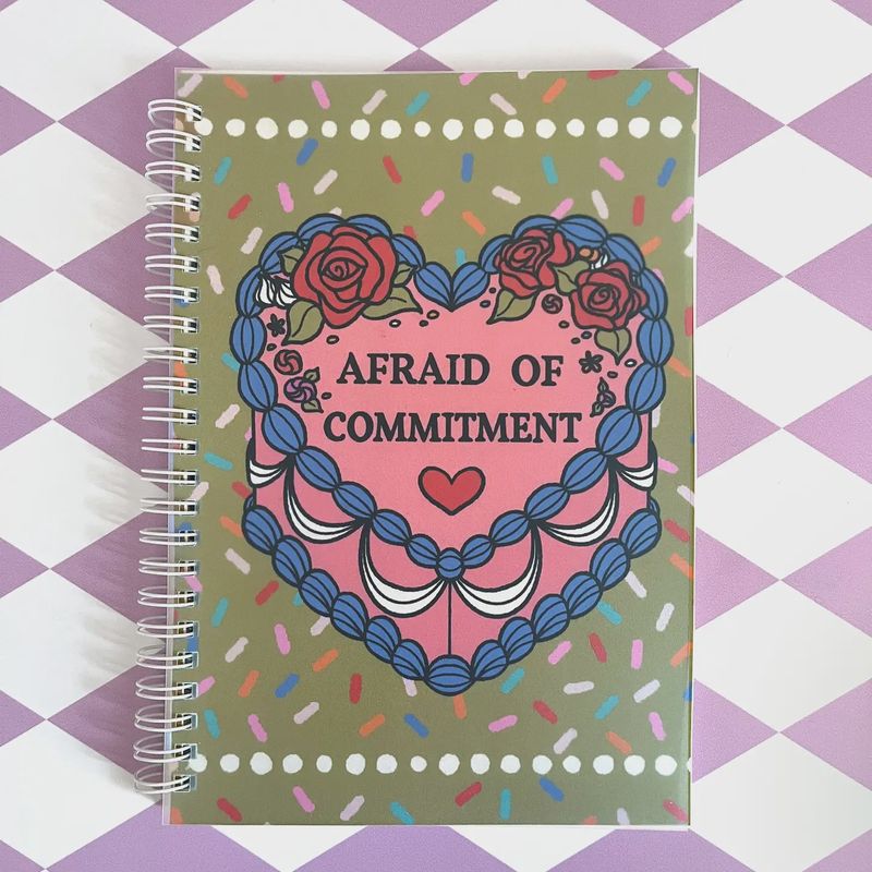 Afraid of Commitment Sticker Book