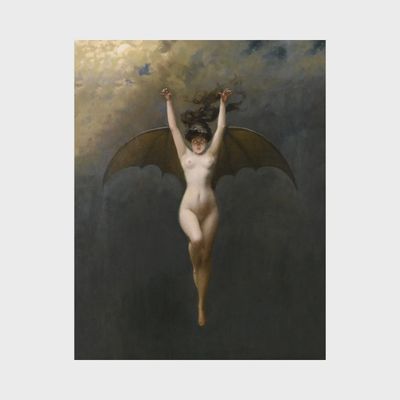 La Femme Chauve-Souris | Bat Woman | Vintage Gothic Nude | F