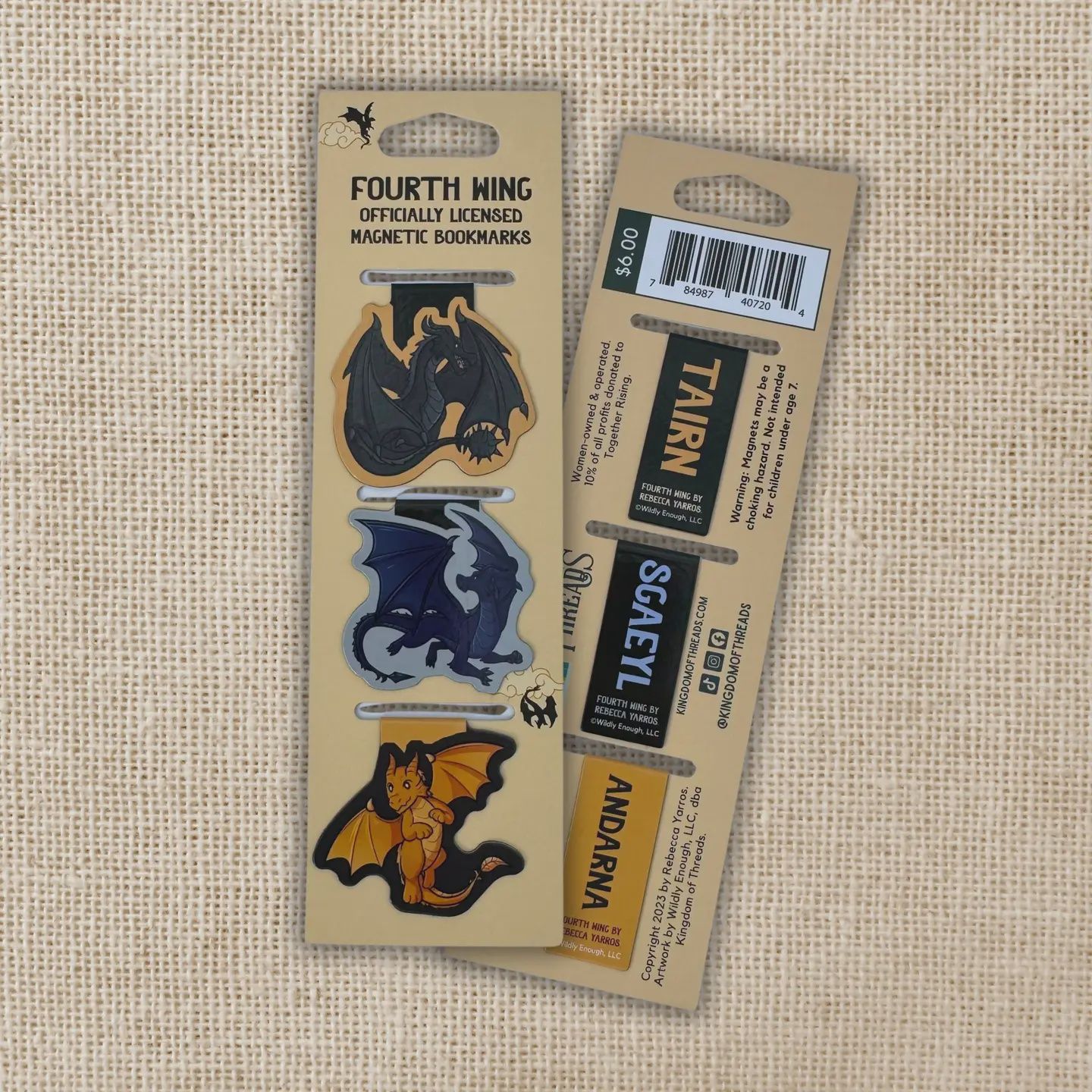 Fourth Wing Dragons Magnetic Set