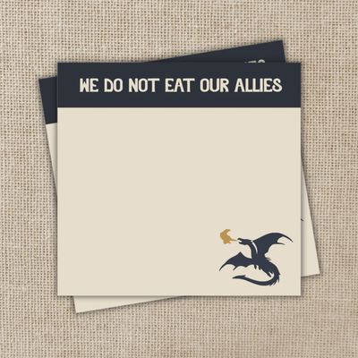 We do Not Eat Our Allies Sticky Notes
