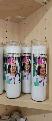 Patron Author Saint Candle